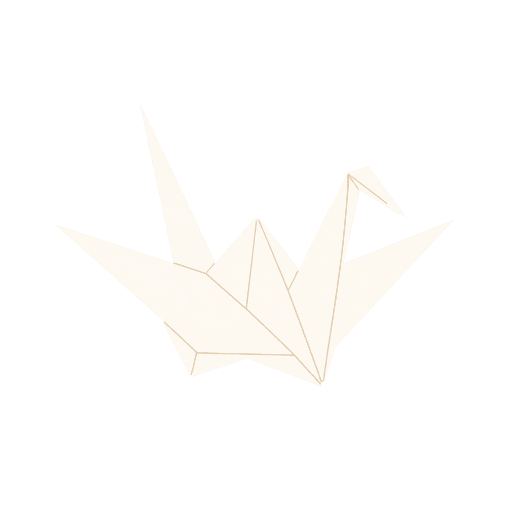 Origami crane mark